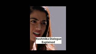 Animal Movie Rashmika dialogue meaning explained#bollywood #ranbirkapoor#animalmovie #bollywoodfacts