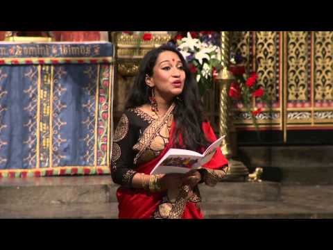 Sharanya Manivannan at the 2015 Commonwealth Day Observance