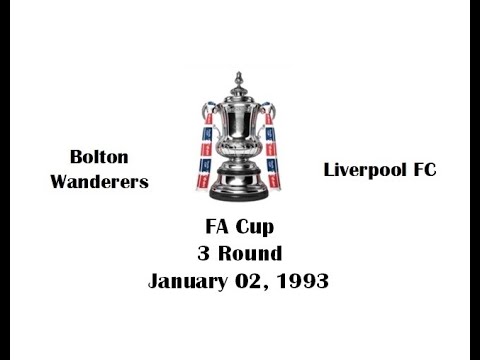 FA Cup 1992-1993. 3 Round. Bolton Wanderers - Liverpool FC. Highlights.
