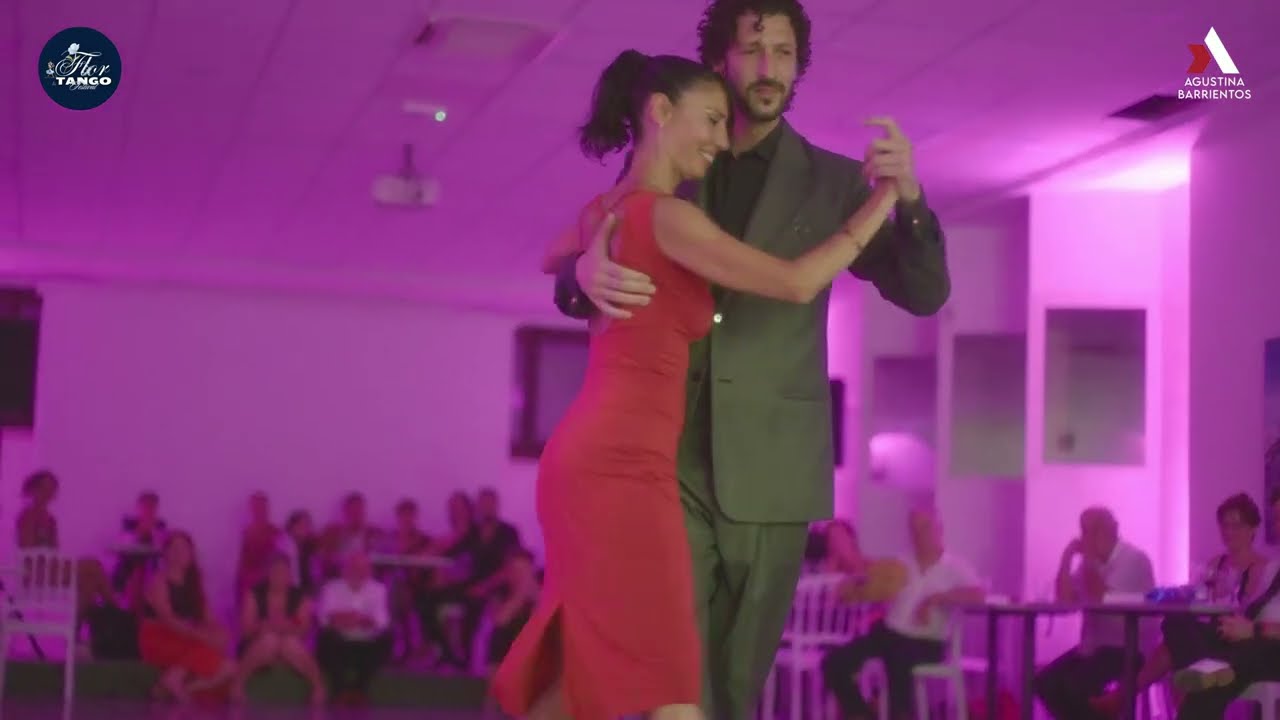 MAJO CABALLERO Y JULIO BASSAN (2/3) bailando en Flor De Tango Festival.