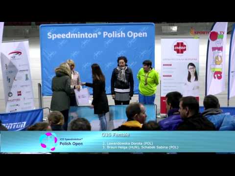ICO Crossminton Polish Open 2016 - O35 Female