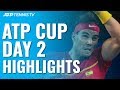 Nadal & Djokovic Open With Wins, Coric Beats Thiem In Thriller | ATP Cup 2020 Day 2 Highlights