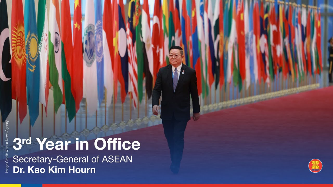 Third Year in Office of the Secretary-General of ASEAN, Dr. Kao Kim Hourn
