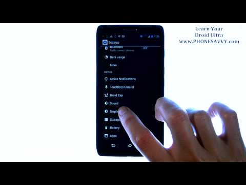 Motorola Droid Ultra - How Do I Disable Auto Rotate Screen
