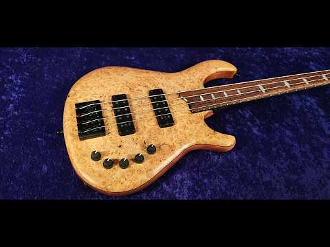 Drake Custom Short Scale 4 Bass Guitar, Natural Oil image 17