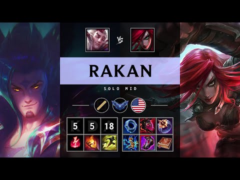 Rakan Mid vs Katarina - NA Diamond Patch 25.12