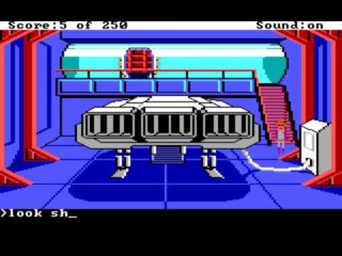 Space Quest II part 1: Roger Wilco is actually a janitor this time