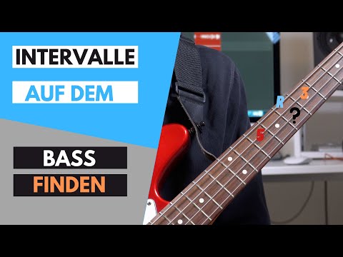 Intervalle auf dem E-Bass finden - einfache Übung