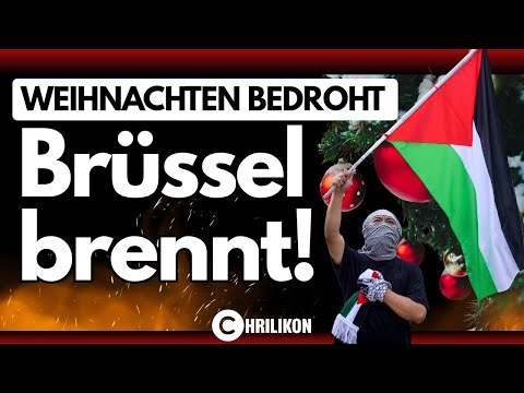 Brüsseler Weihnachtsmarkt eskaliert: Pro-Palästina-Mob sprengt Eröffnung!