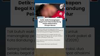 Begal Kurir Paket di Bandung Ditangkap, Pelaku Babak Belur Dihajar Massa di Pasir Koja