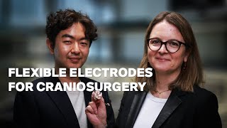 Deployable electrodes for minimally invasive craniosurgery