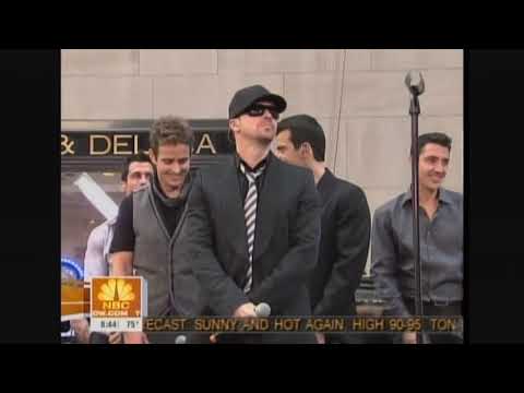 New Kids On The Block & Neyo "Single" live on  The Today Show, September 4, 2008
