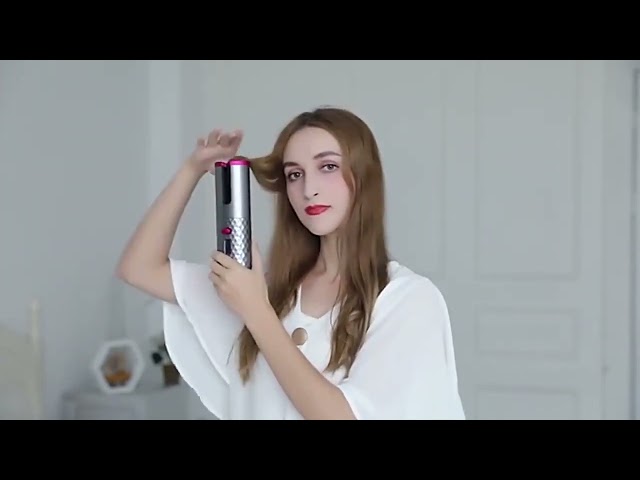 مموج الشعر السيراميكي القابل للدوران التلقائي اللاسلكي