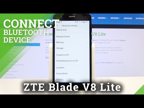 How to Connect Printer to ZTE Blade V8 Lite - Pair Device with Printer