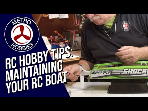 Hobby Tips Easy RC Maintenance | Allowing your RC Boat to Run Swimmingly!