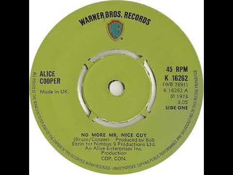 UK New Entry 1973 (81) Alice Cooper - No More Mr. Nice Guy
