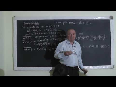 1/2 Lectia 1196 Divizibilitate Criterii de divizibilitate Teorema impartirii cu rest - Clasa 6