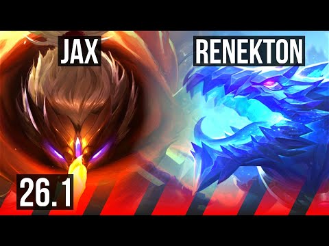 JAX vs RENEKTON (TOP) | EUW Master | 26.1