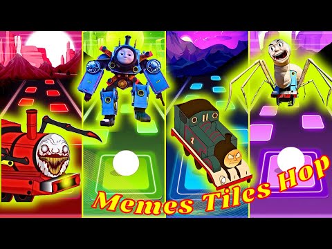 Choo Choo Charles vs Thomas The Tank Engine vs Thomas from Hell vs Spider Thomas Tiles Coffin Dance