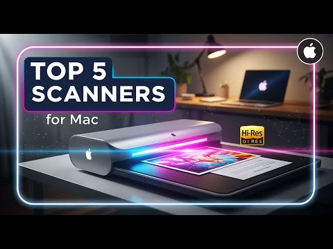 Flatbed Document Scanner, High Resolution Scanning, USB Powered video review thumbnail