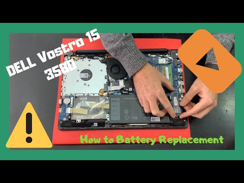 How to Battery Replacement DELL Vostro 15 3000 3580 disassembly