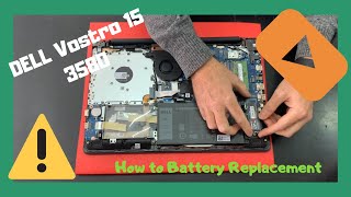 How to Battery Replacement DELL Vostro 15 3000 3580 disassembly