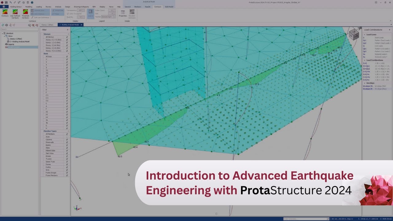 Introduction to Advanced Earthquake Engineering with ProtaStructure 2024