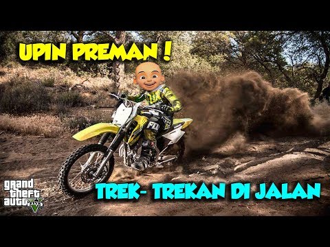 Upin jadi Preman Terkuat di Dunia terus trek trekan di jalan - GTA V Upin Ipin Episode Terbaru 132