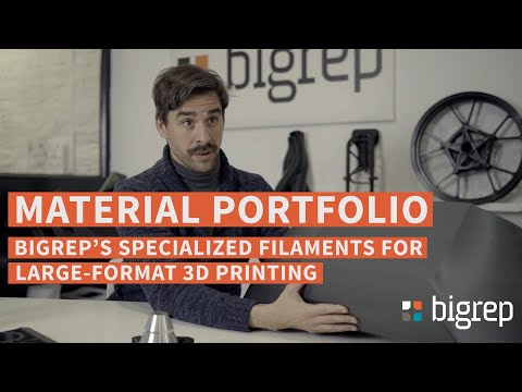 BigRep's Specialized Large-Format Filaments - Material Portfolio