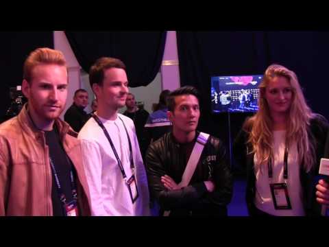 ESCKAZ in Kyiv: Backing team of Nathan Trent (Austria) including Vincent Bueno