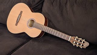 Video thumbnail for Review of the Godin Etude Classica II nylon string guitar by earthsteward9 Guitar Pick Reviews