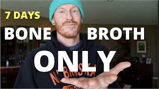 I ate Nothing but Bone Broth for 7 days ( eczema diet / carnivore  diet )