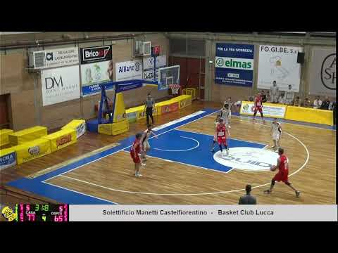 Solettificio Manetti Castelfiorentino  -   Basket Club Lucca
