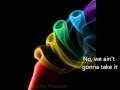 Bif Naked Were Not Gonna Take It Lyrics 