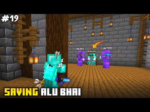 Saving Alu Bhai From My Friends in Minecraft LAPATA SMP #19 | Niz Gamer