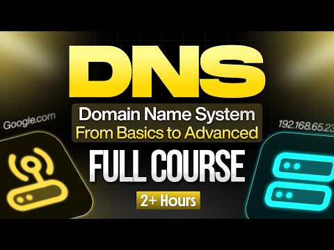 DNS (Domain Name System) Full Course Basics to Advanced - How a DNS Server Works