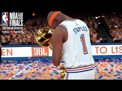 NBA FINALS REMATCH VS WARRIORS!!! (LIVESTREAM) - KNICKS MYGM (EP.85) (NBA 2K18 PS4)