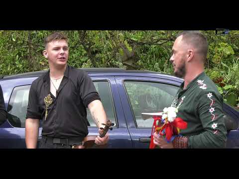 Zespół "KRZESAVICA" i drużba Irek Wójcik  /2/