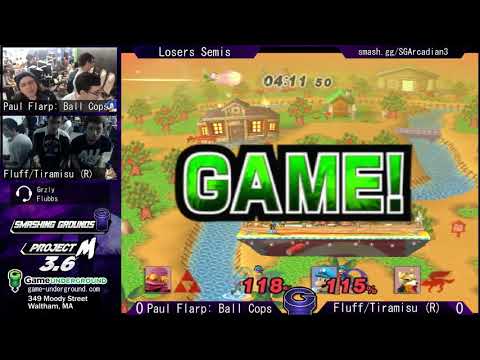 SG Fall 2018 Arcadian Doubles LS - Fluff/Tiramisu (R) vs Paul Flarp: Ball Cops (B)