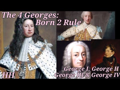 The 4 Georges: Born 2 Rule - Horrible Histories Song - Lyric Video