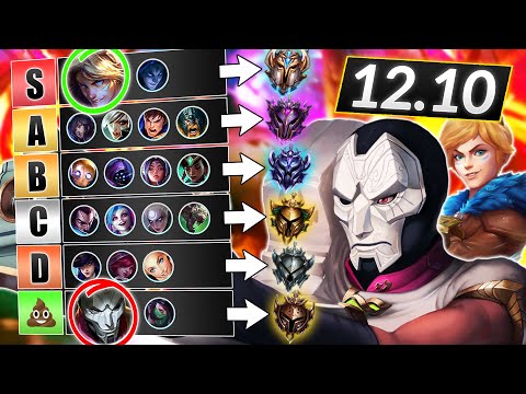 NEW Champions TIER LIST for Patch 12.10 - BEST and WORST of Every ROLE - LoL Guide