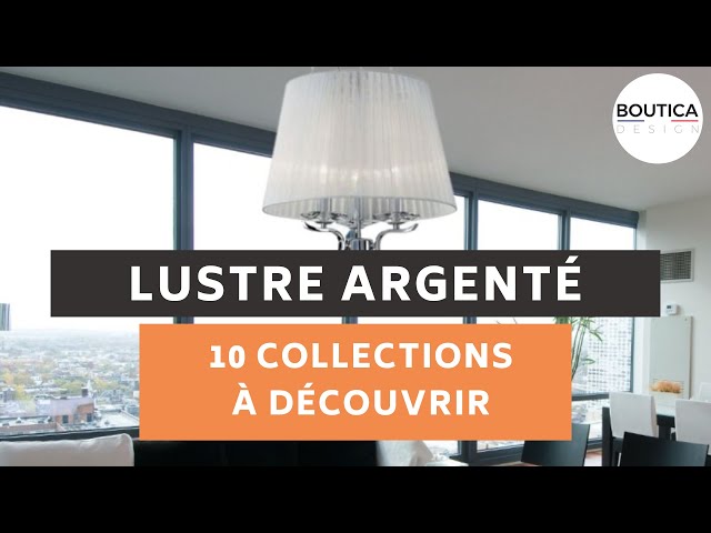 sélection de 10 lustres argenté en vidéo