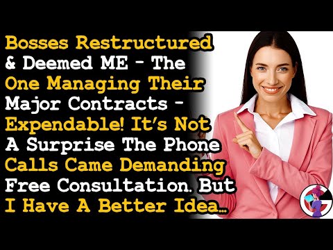 Bosses Restructured & Deemed Me Expendable When I'm The One Managing Their Major Contracts AITA