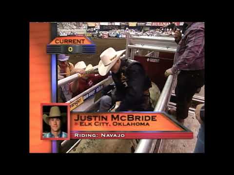 Navajo bucks Justin McBride - 00 PBR Nashville
