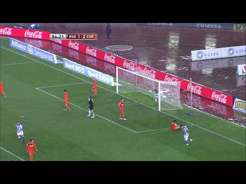 La Liga | Gol de Agirretxe (2-2) en el Real Sociedad - Córdoba CF | 27-11-2012 | J5