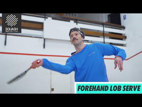 Squash tips: Forehand lob serve with Jethro Binns
