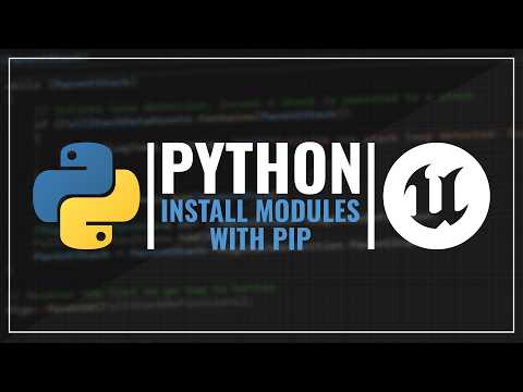 Python Install Modules With Pip Unreal Engine 5 Tutorial
