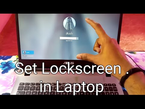 How To Set Lockscreen in Laptop || How To Set Laptop Screen Lock