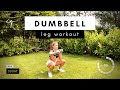 5 Minute Dumbbell Leg Workout At Home