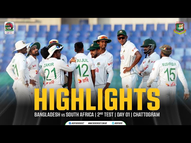 Highlights | 2nd Test | Day 01 | Bangladesh vs South Africa